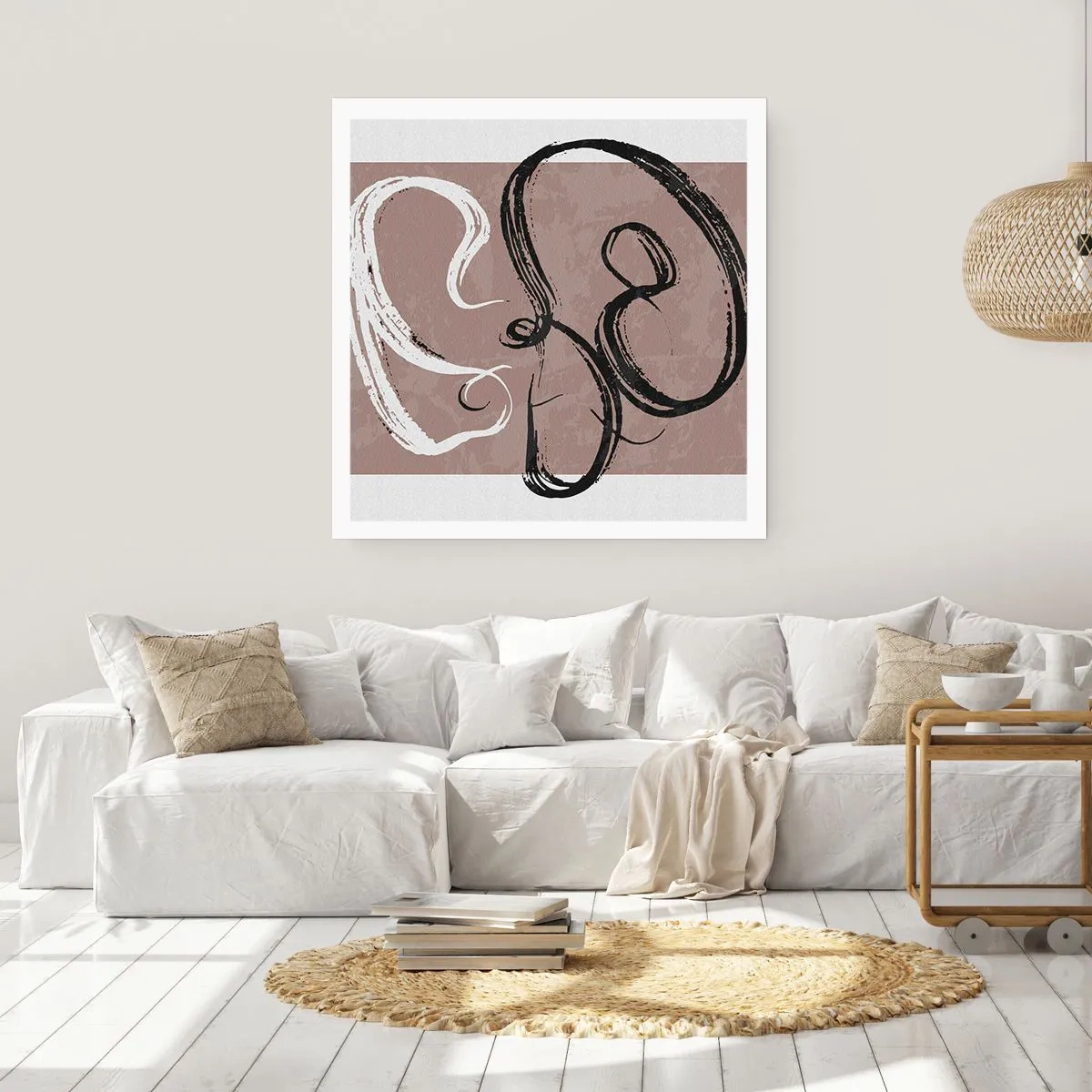 Affiche - Poster - Composition – la recherche de la plénitude - 40x40 cm