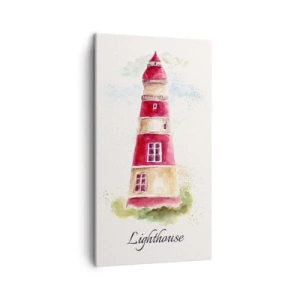 Impression sur toile - Image sur toile - Il y a toujours beau temps autour - 45x80 cm