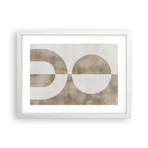 Affiche dans un cadre blanc - Poster - Similitudes et différences - 40x30 cm