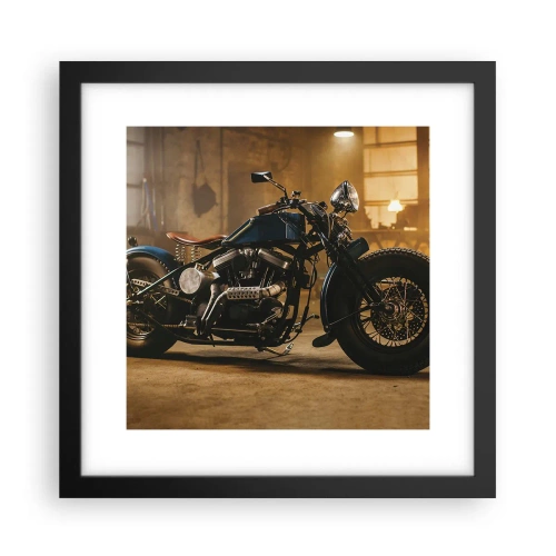 Affiche dans un cadre noir - Poster - Je peux tout - 30x30 cm