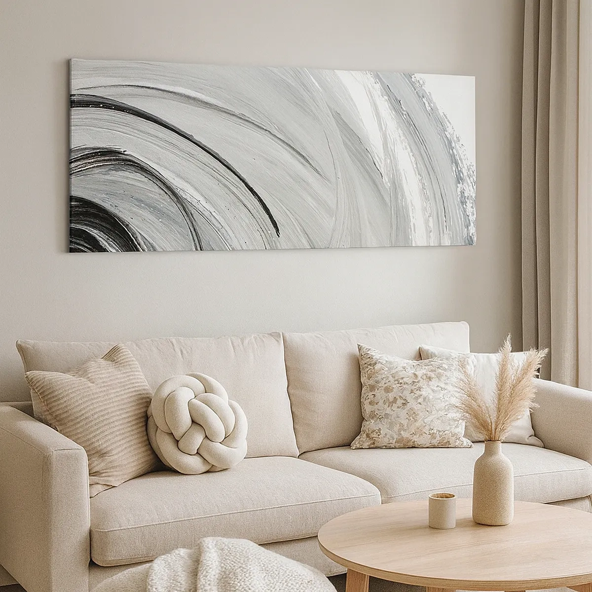 Impression sur toile - Image sur toile - Composition orbitale - 30x30 cm