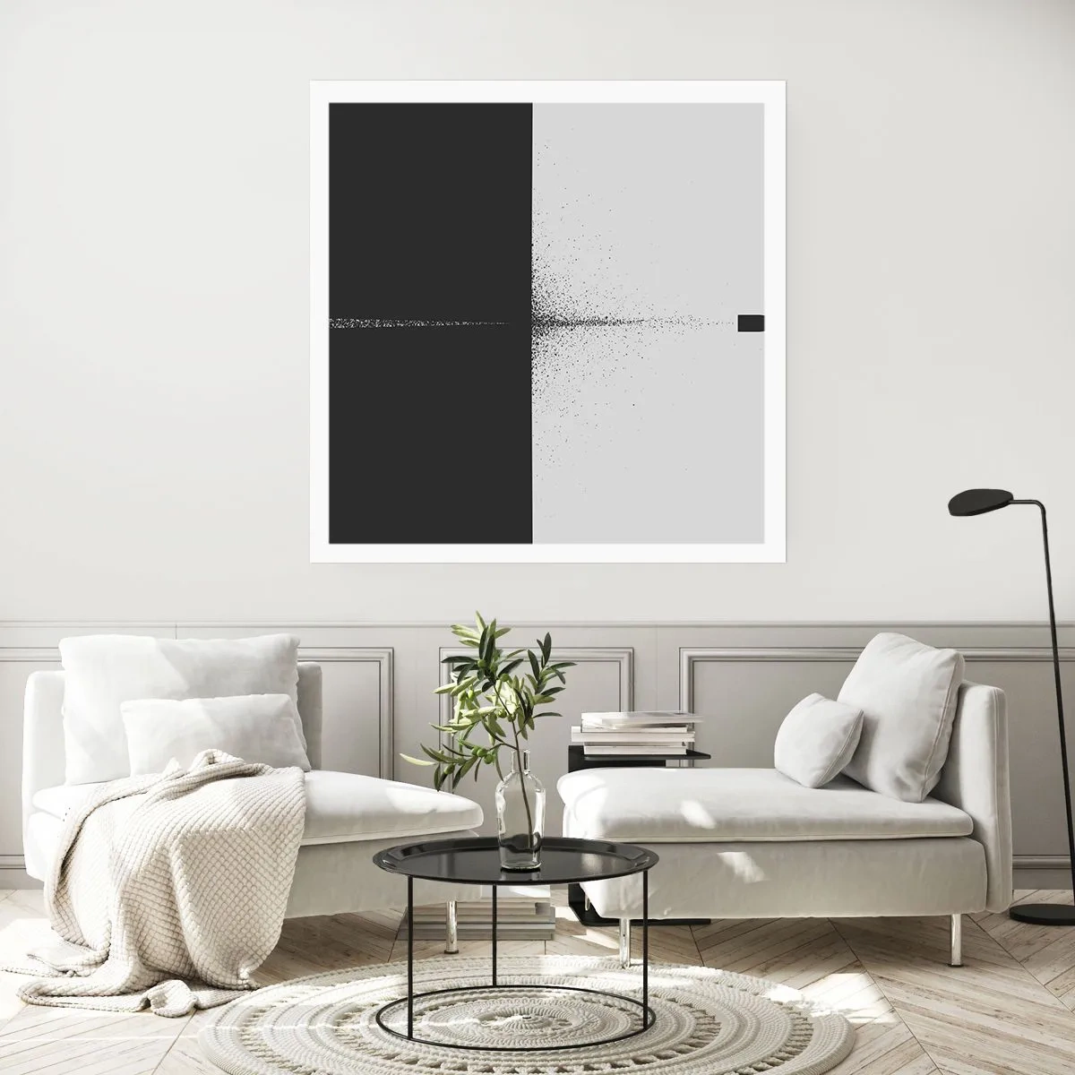 Affiche - Poster - Droit au but - 40x40 cm