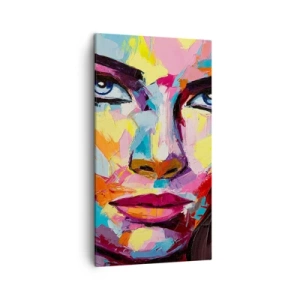 Impression sur toile - Image sur toile - L'âme aussi est colorée - 45x80 cm