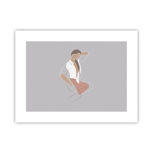 Affiche - Poster - Contour gracieux - 40x30 cm