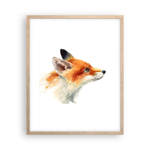 Affiche dans un chêne clair - Poster - Vous ne pouvez jamais être trop prudent - 40x50 cm