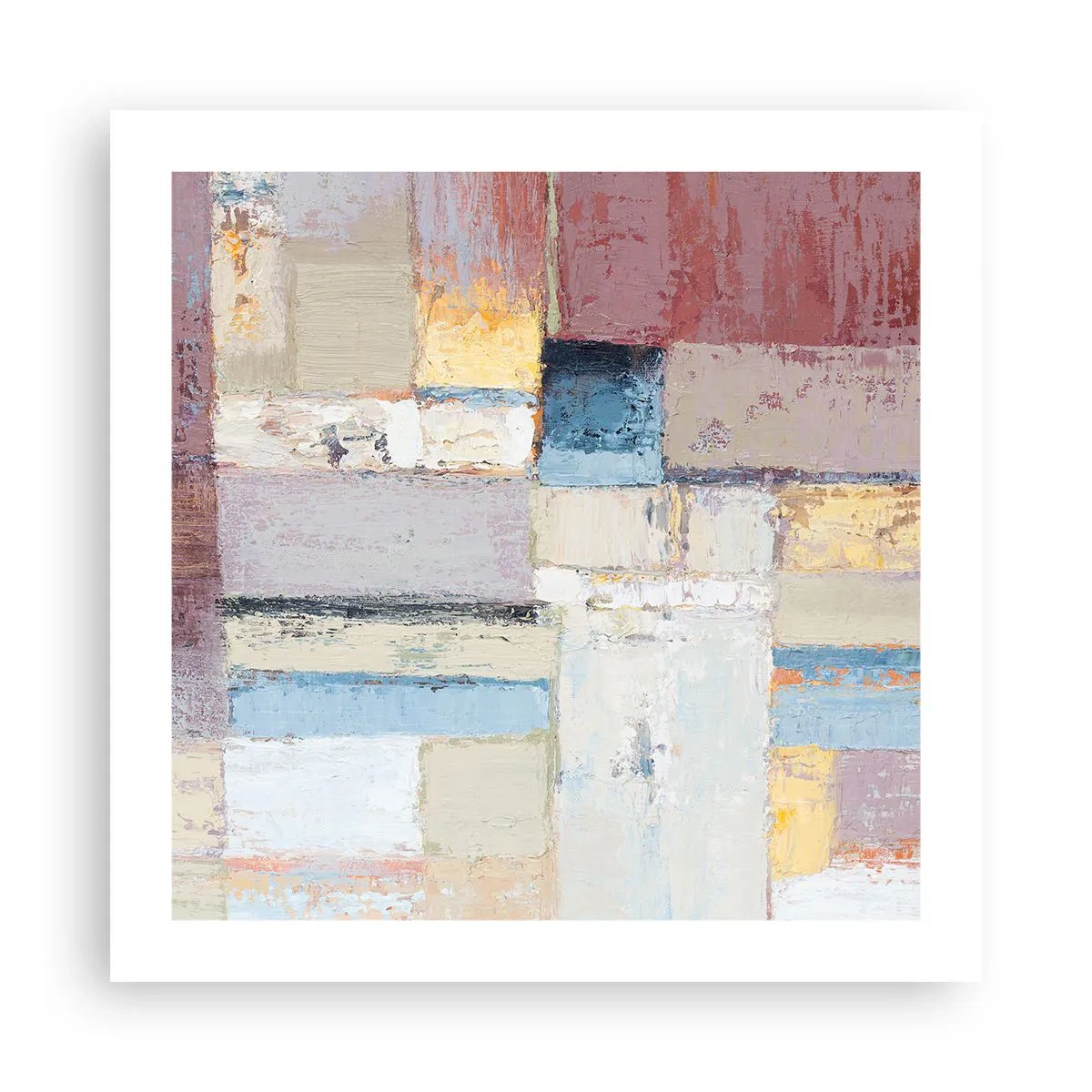 Affiche - Poster - Le calme de la géométrie - 50x50 cm