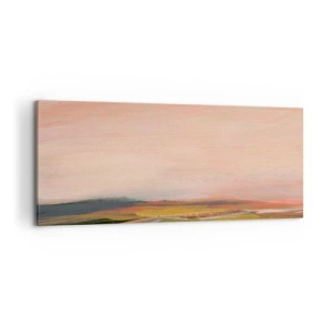 Impression sur toile - Image sur toile - Dans les tons de roses - 100x40 cm