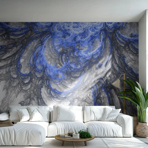 Papier Peint Photo Premium Canvas - La naissance d'une vague - Abstraction, Morceau, Modèle moderne - 350x256 cm