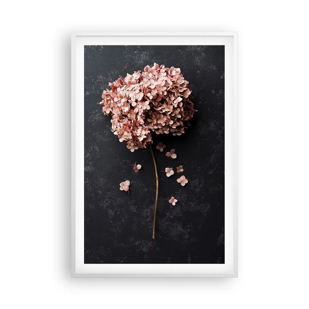 Affiche dans un cadre blanc - Poster - Un signe vraiment romantique - 61x91 cm