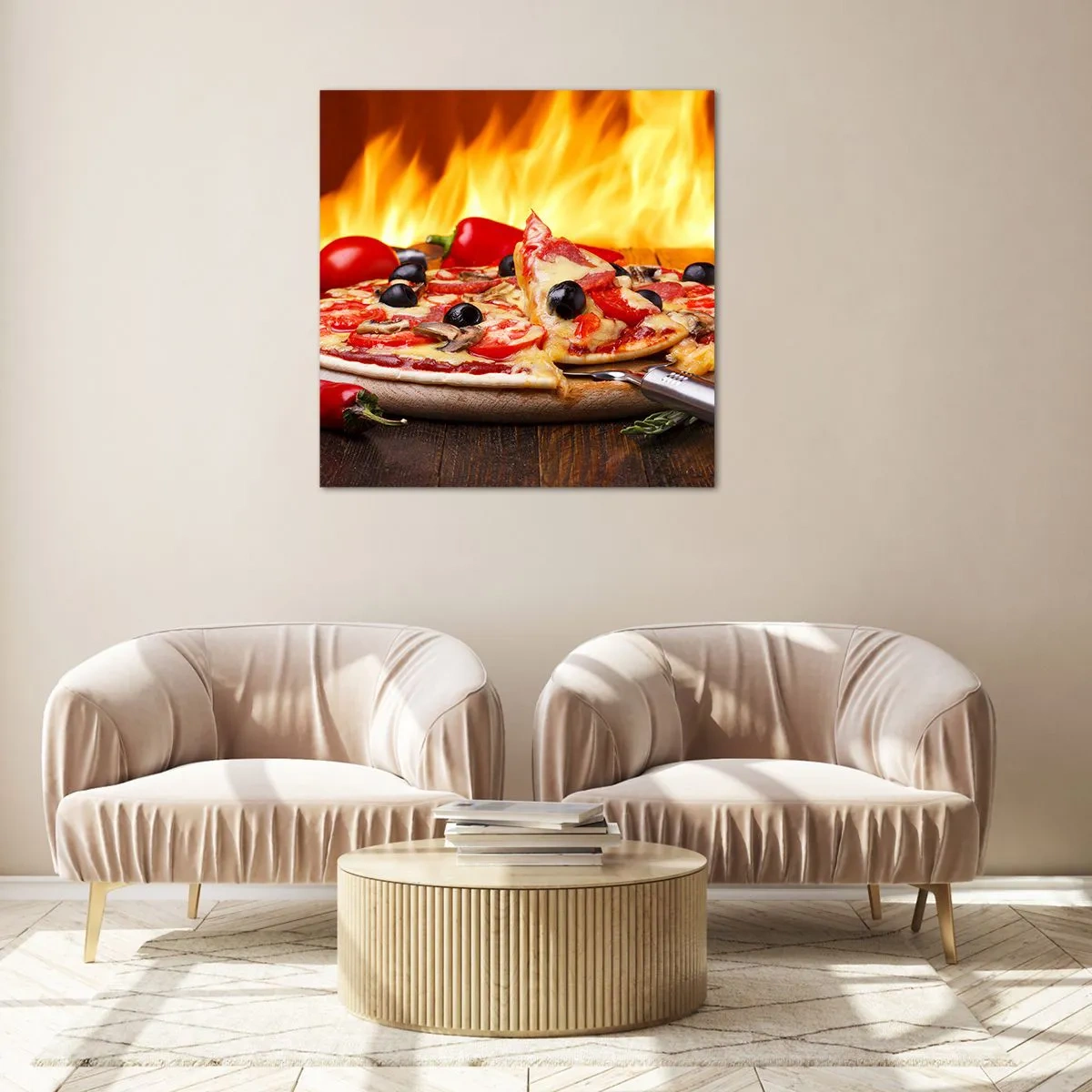 Impression sur verre - Image sur verre - From Italy with love - 40x40 cm