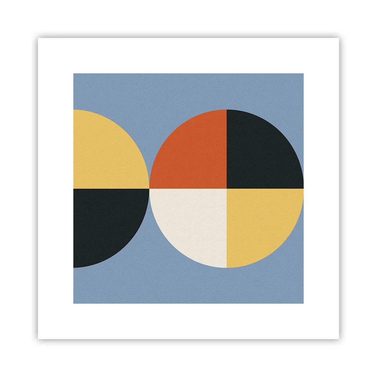 Affiche - Poster - Regarde et compte - 30x30 cm