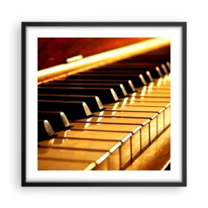 Affiche dans un cadre noir - Poster - Des possibilités infinies - 50x50 cm