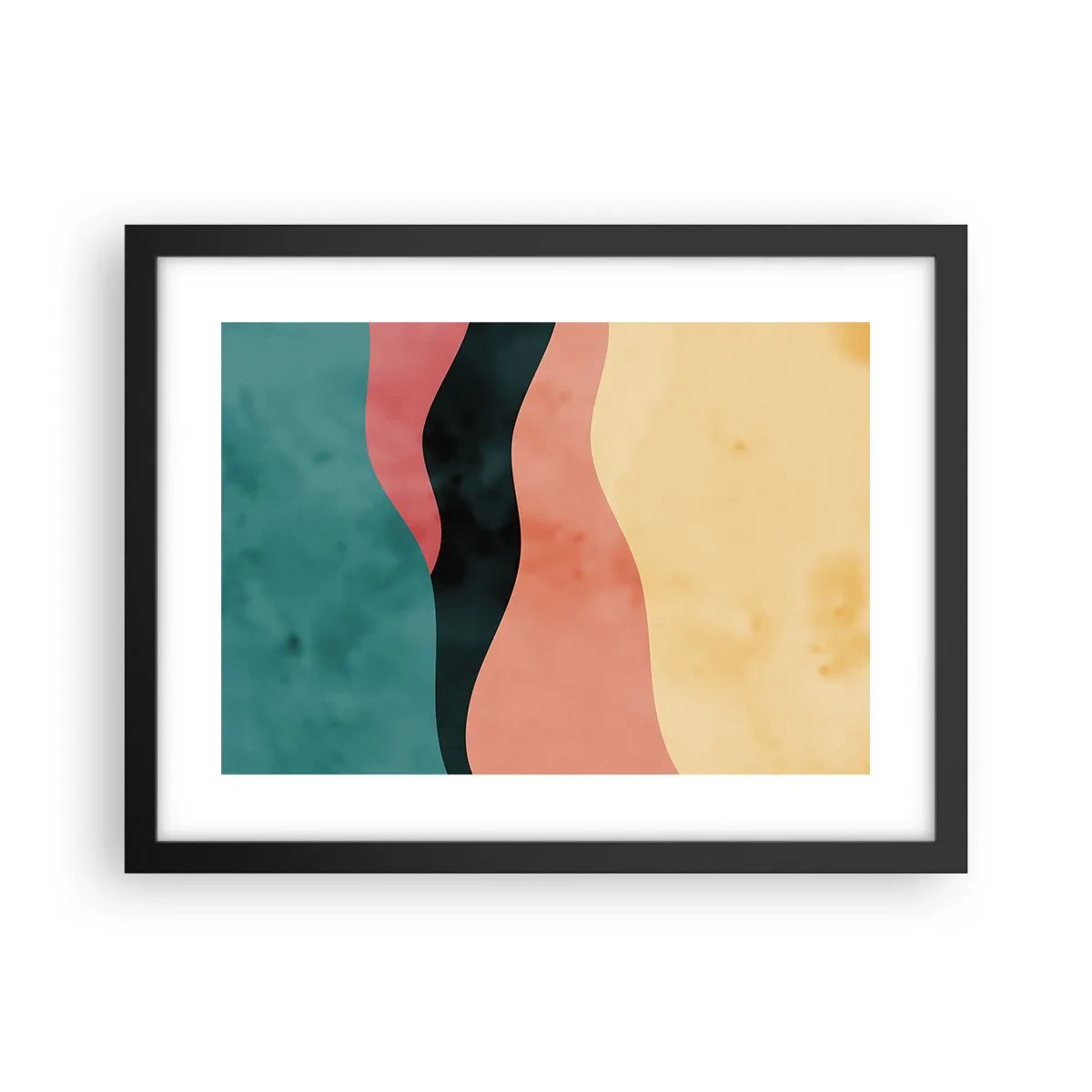 Affiche dans un cadre noir - Poster - Conformité non-conforme - 40x30 cm