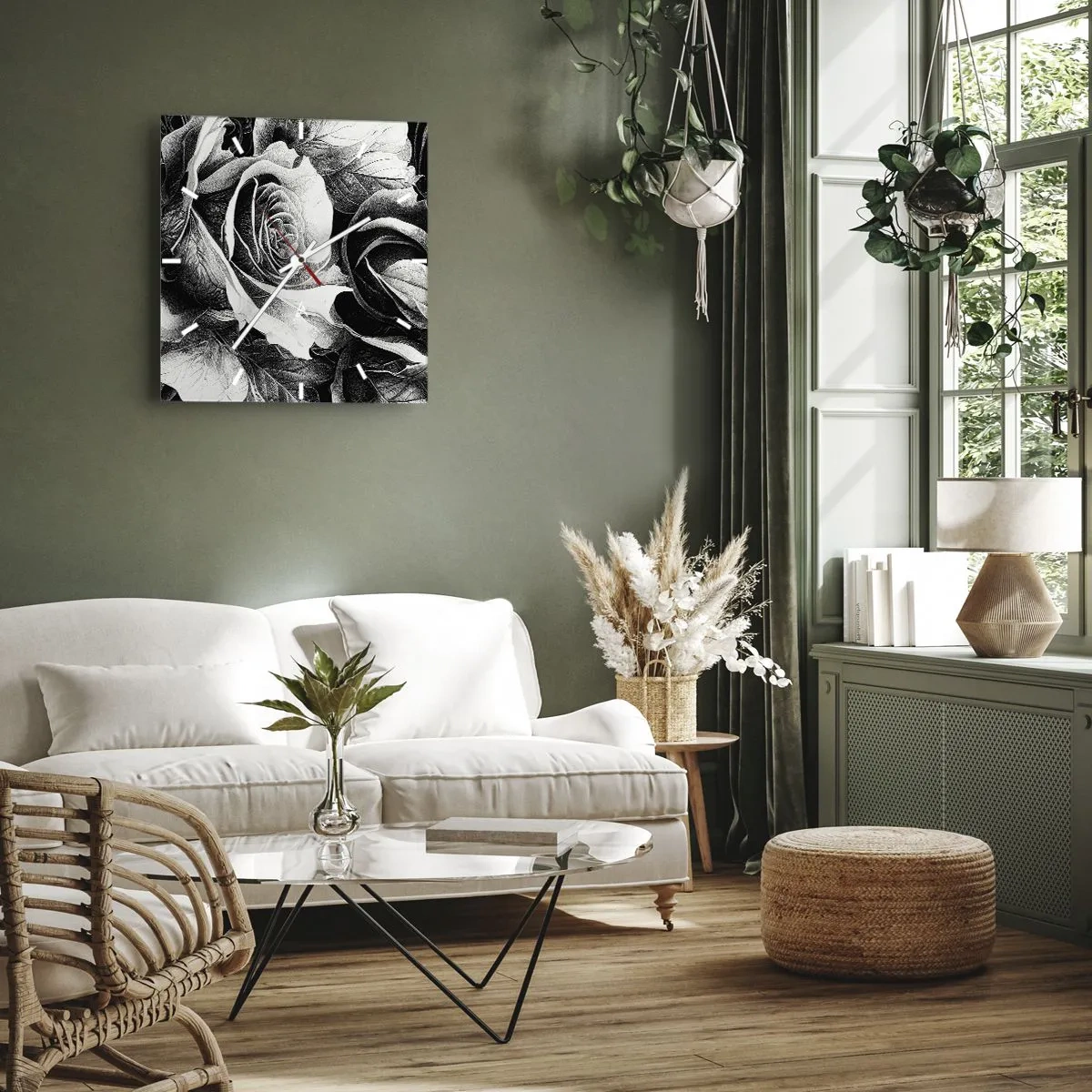 Horloge murale - Pendule murale - Toujours une reine - 40x40 cm