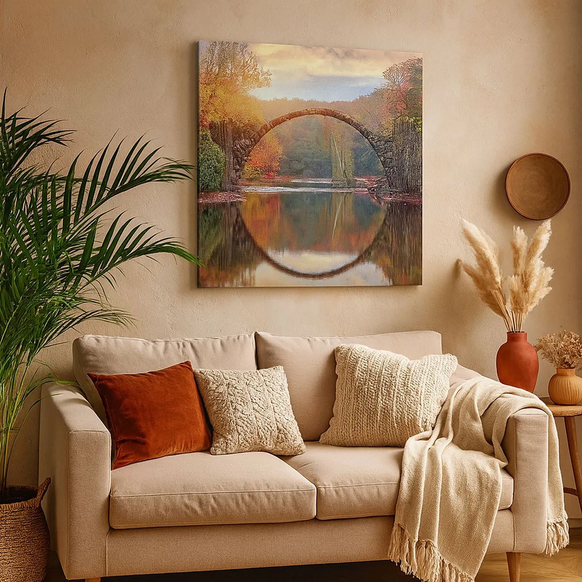 Impression sur toile - Image sur toile - De l'autre cote du miroir - 30x30 cm