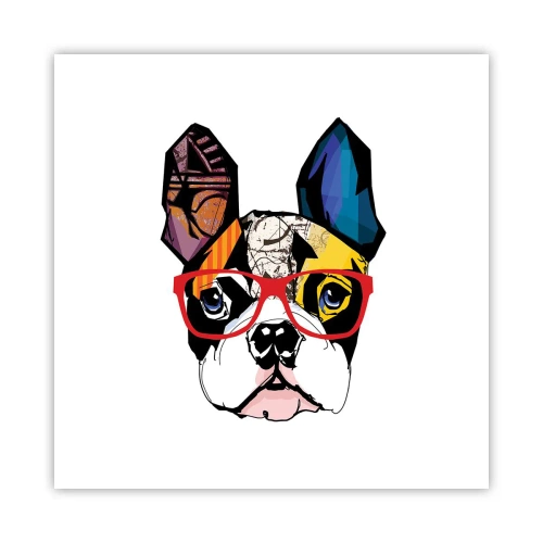 Affiche - Poster - Intellectuel - 50x50 cm