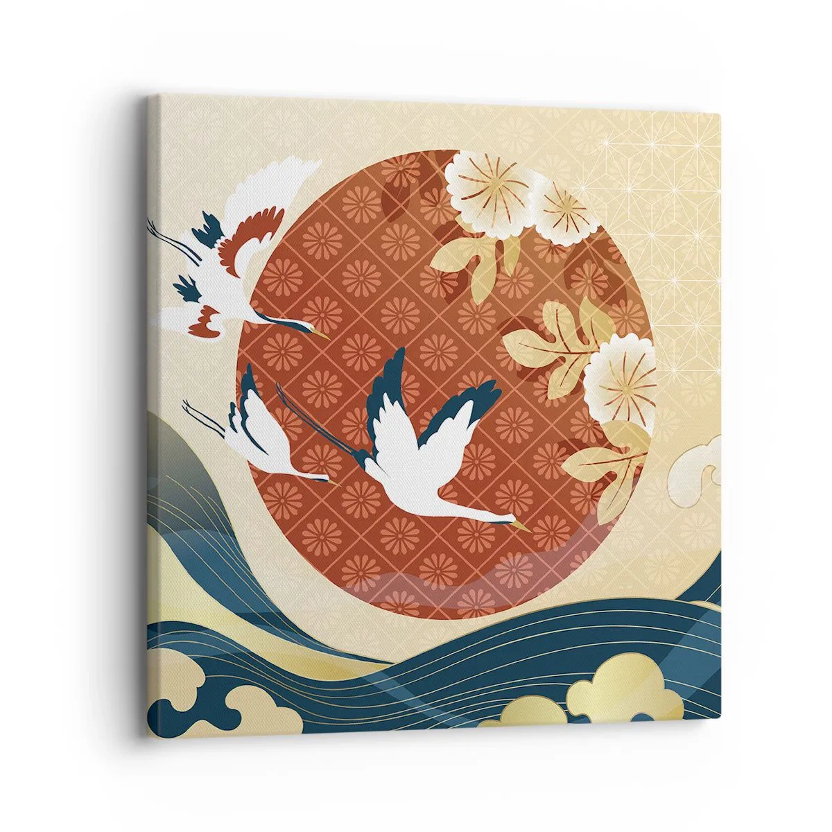 Impression sur toile - Image sur toile - Conte japonnais - 30x30 cm