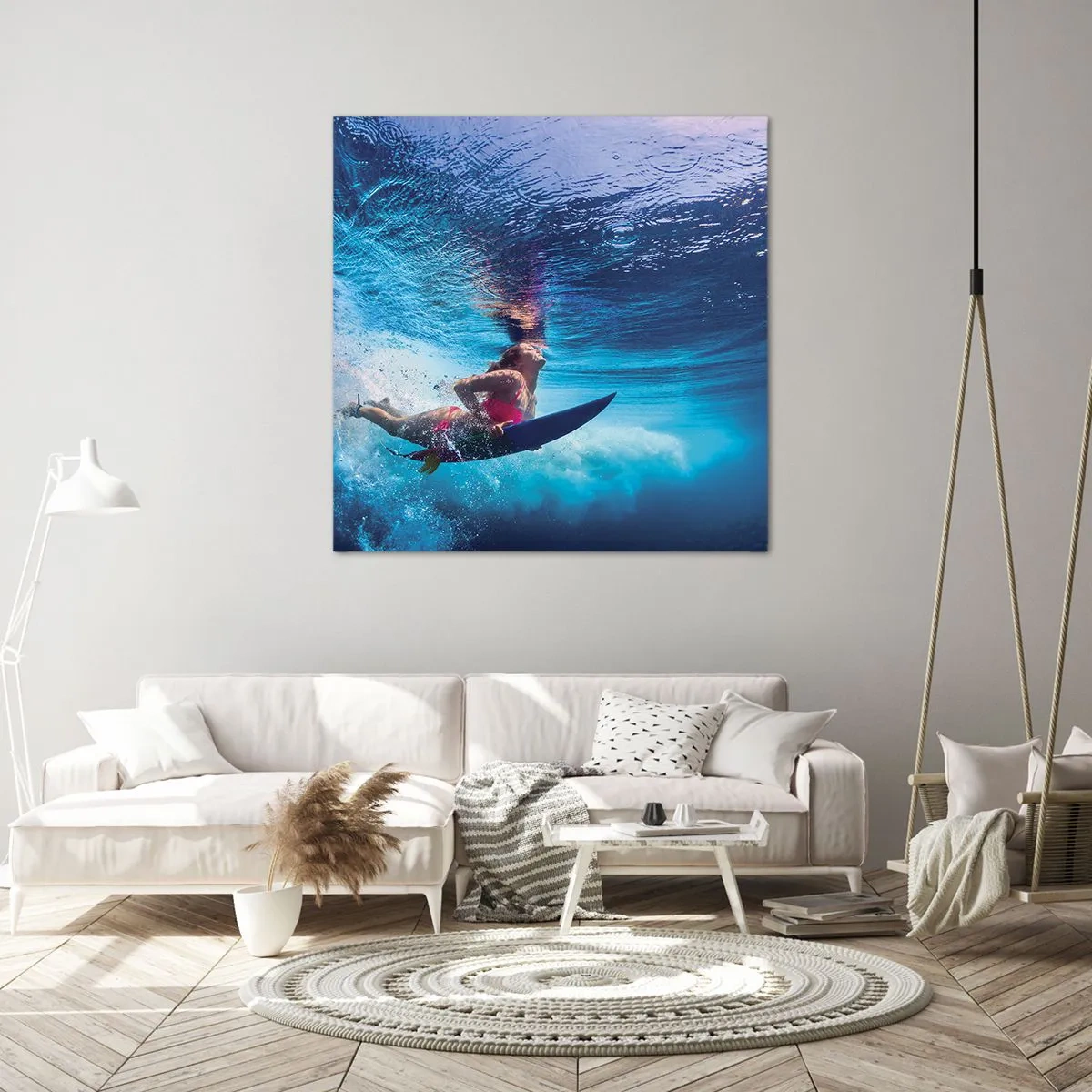 Impression sur toile - Image sur toile - Joie profonde - 40x40 cm