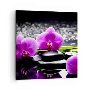 Impression sur toile - Image sur toile - Se noyer dans la paix et la tranquillité - 60x60 cm