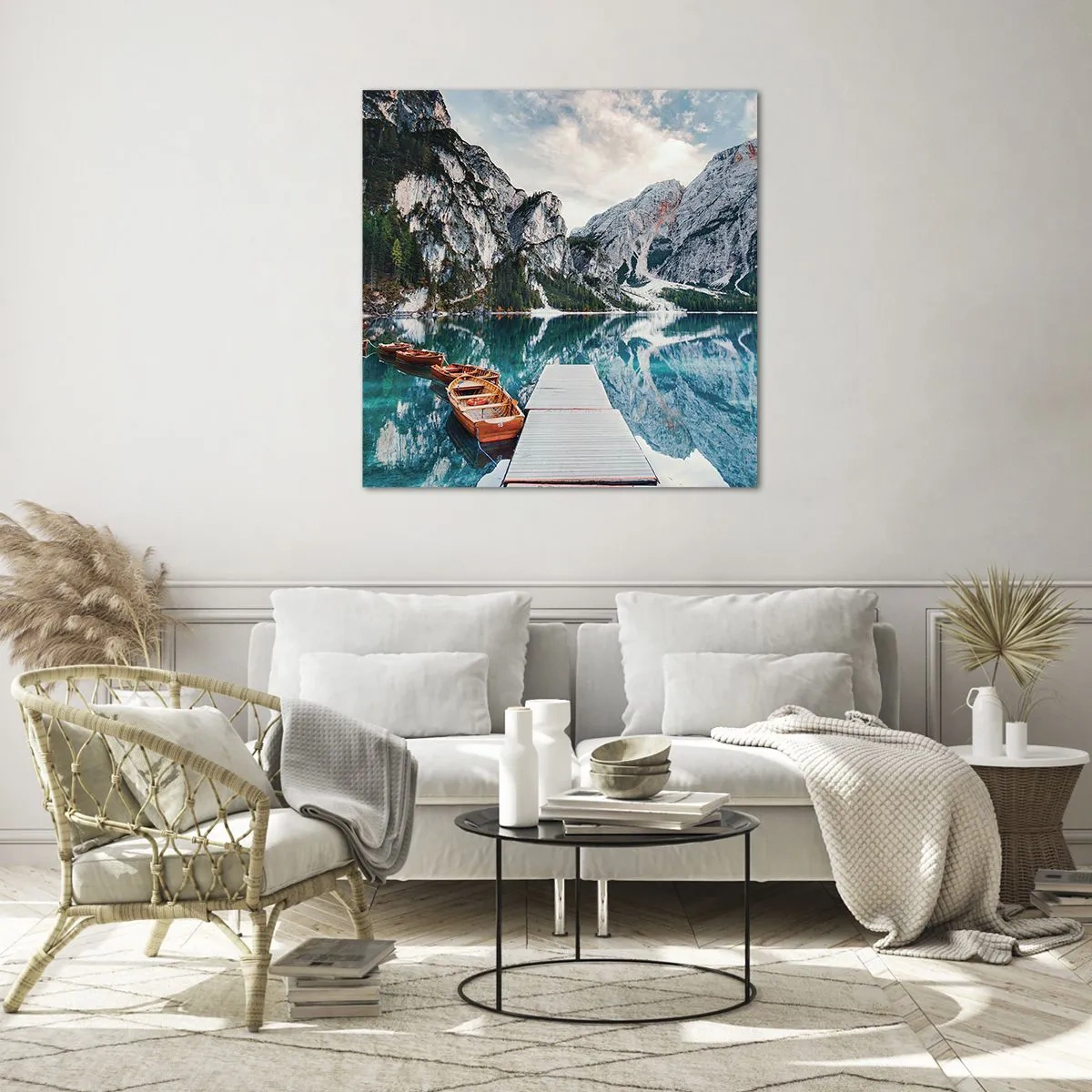 Impression sur verre - Image sur verre - On va te montrer la beauté - 70x70 cm