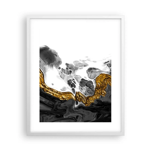 Affiche dans un cadre blanc - Poster - Composition organique - 40x50 cm