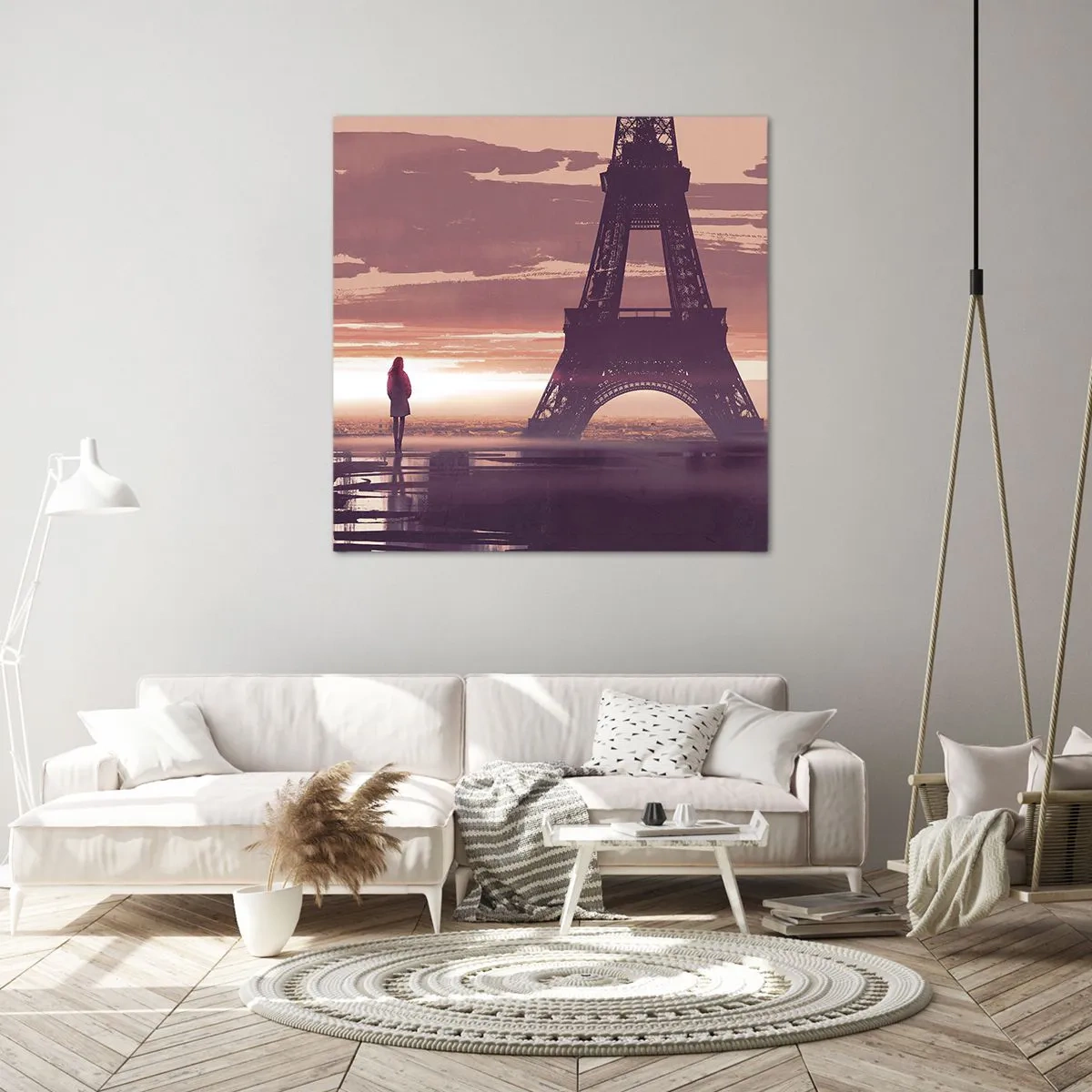 Impression sur toile - Image sur toile - Seulement deux d'entre eux - 40x40 cm