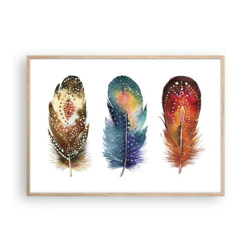 Affiche dans un chêne clair - Poster - Rituels, cérémonies, secrets - 100x70 cm