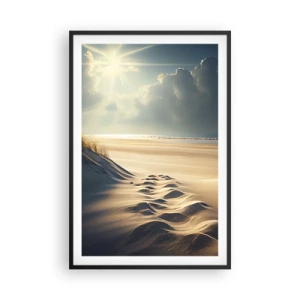 Affiche dans un cadre noir - Poster - Un paysage apaisant - 61x91 cm