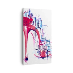 Impression sur toile - Image sur toile - L'élégance des grandes villes - 45x80 cm