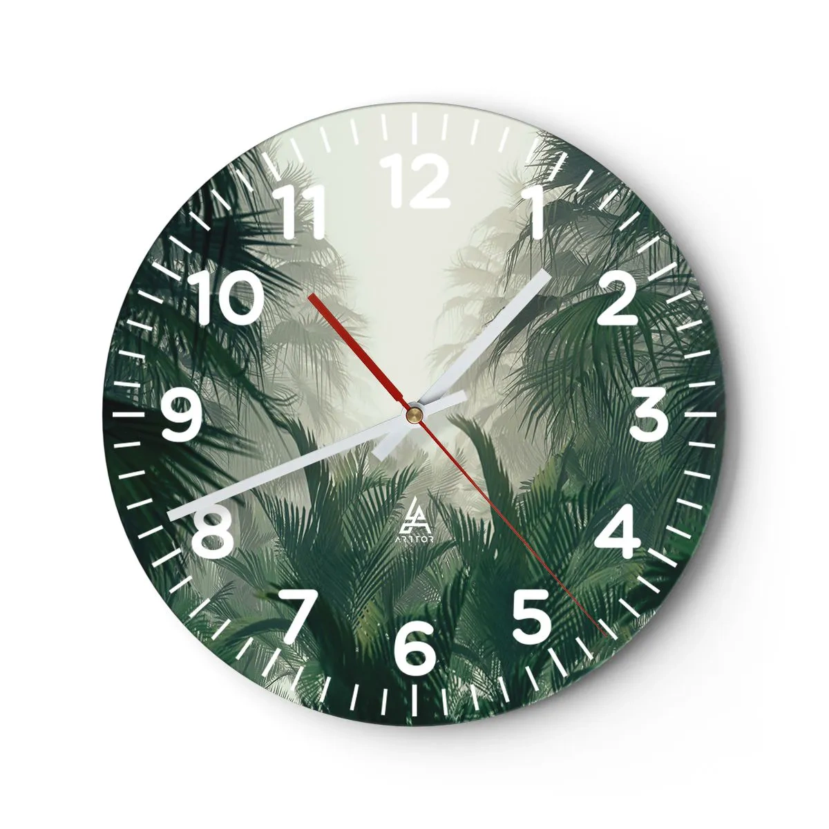 Horloge murale - Pendule murale - Secret tropical - 30x30 cm