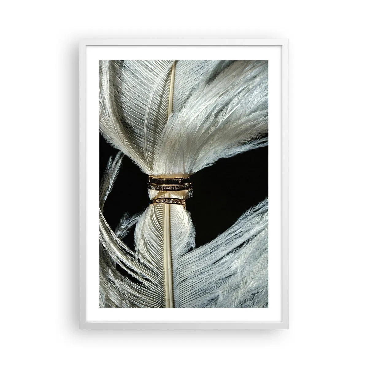 Affiche dans un cadre blanc - Poster - ... et je ne te laisserai pas ... - 50x70 cm