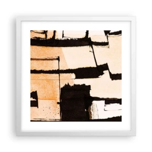 Affiche dans un cadre blanc - Poster - De l’ordre malgré tout - 40x40 cm