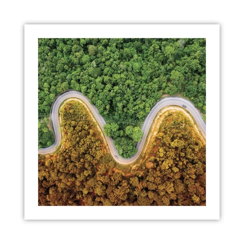 Affiche - Poster - Frontieres et differences - 50x50 cm