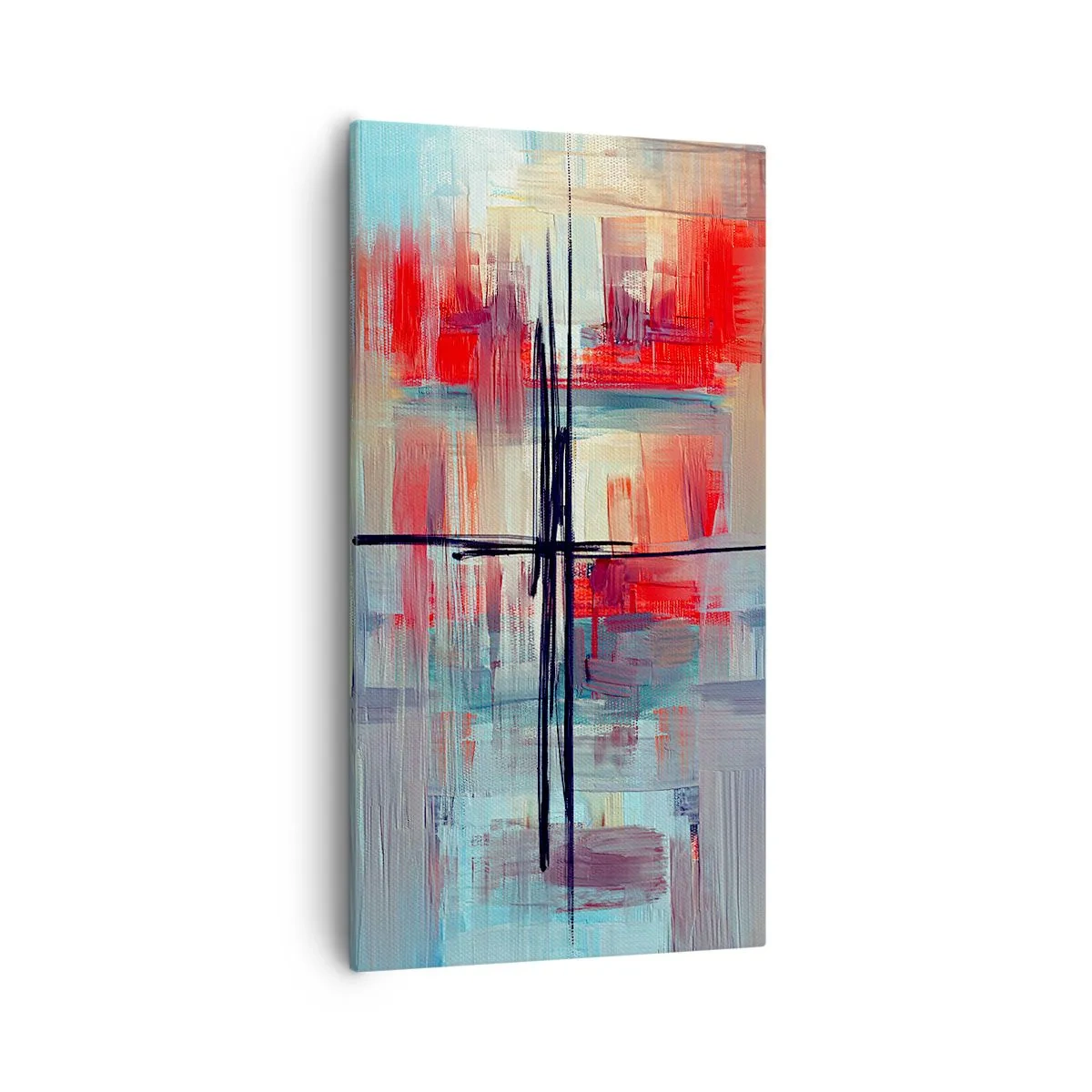 Impression sur toile - Image sur toile - Un paysage dans une dimension inconnue - 55x100 cm