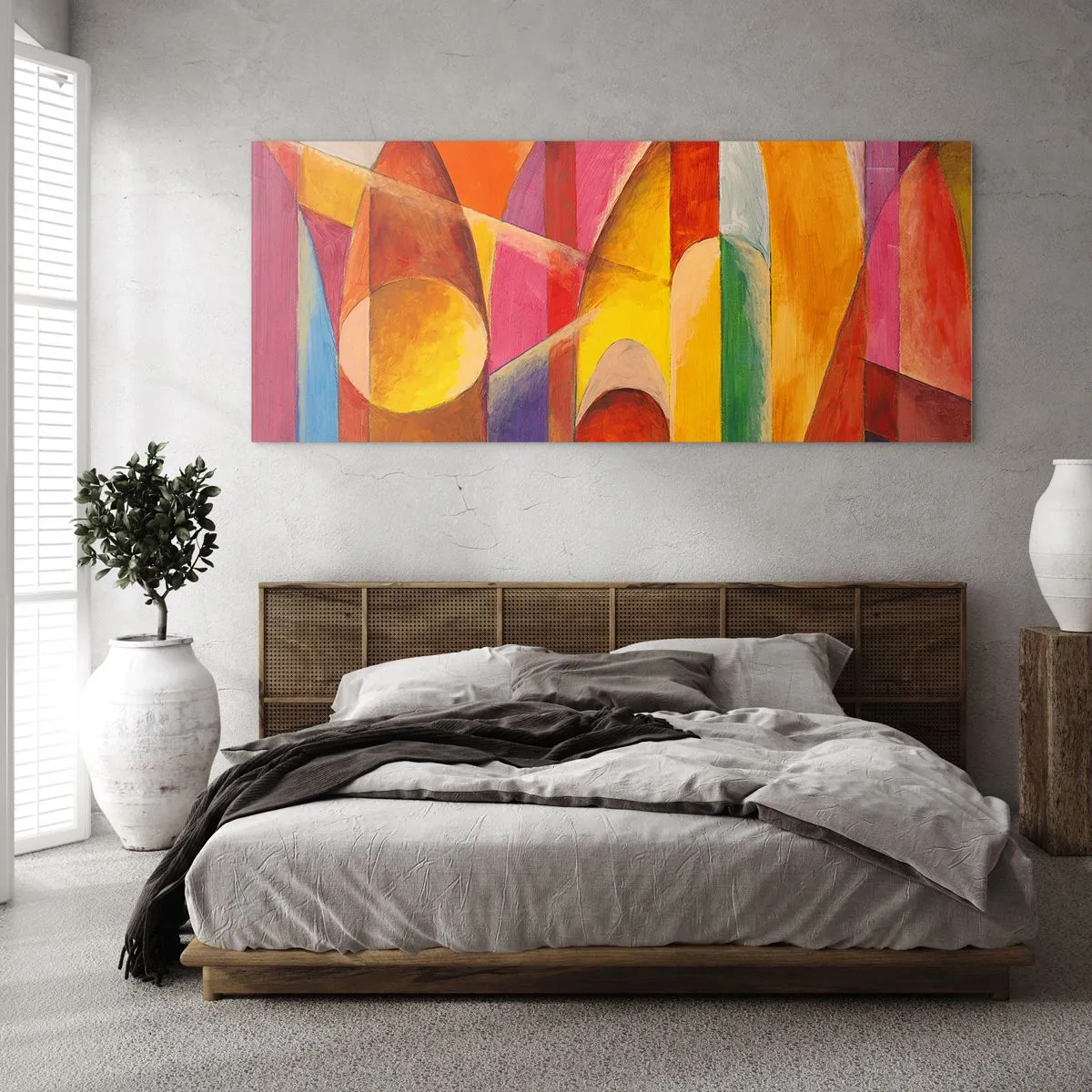 Impression sur verre - Image sur verre - Cathédrale du soleil - 100x40 cm