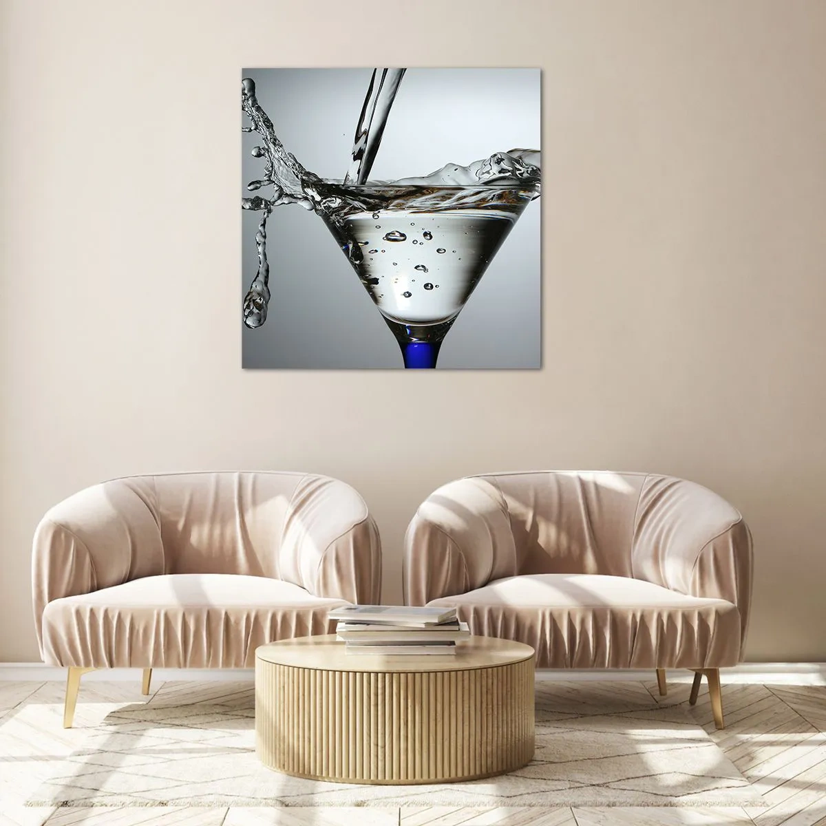 Impression sur verre - Image sur verre - Sur le bord de la coupe - 30x30 cm
