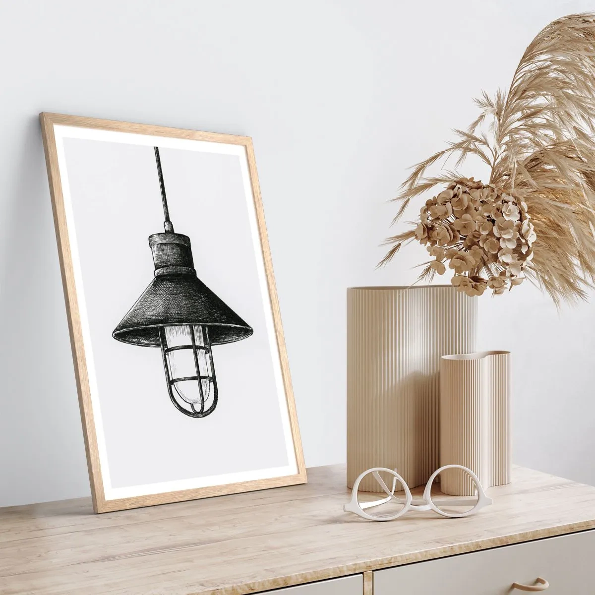 Affiche dans un chêne clair - Poster - Comme il y a des années… - 50x70 cm