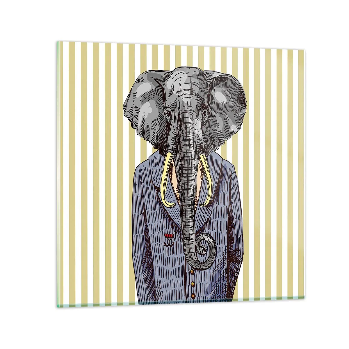 Impression sur verre - Image sur verre - Élégant par nature - 60x60 cm