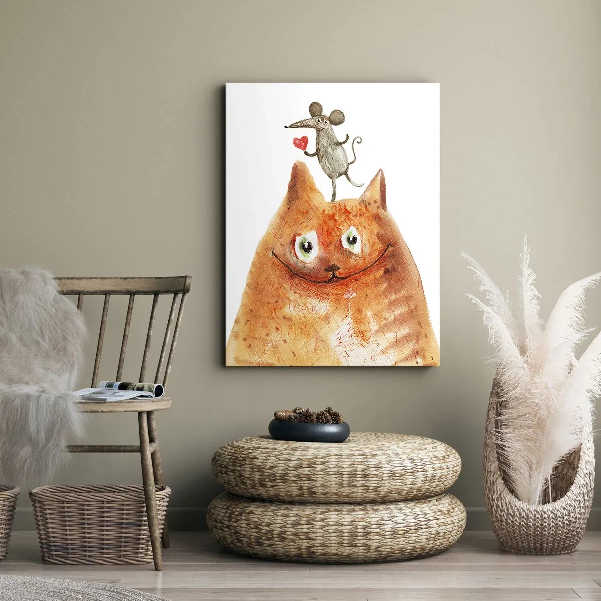 Impression sur toile - Image sur toile - Amour paradoxal - 55x100 cm