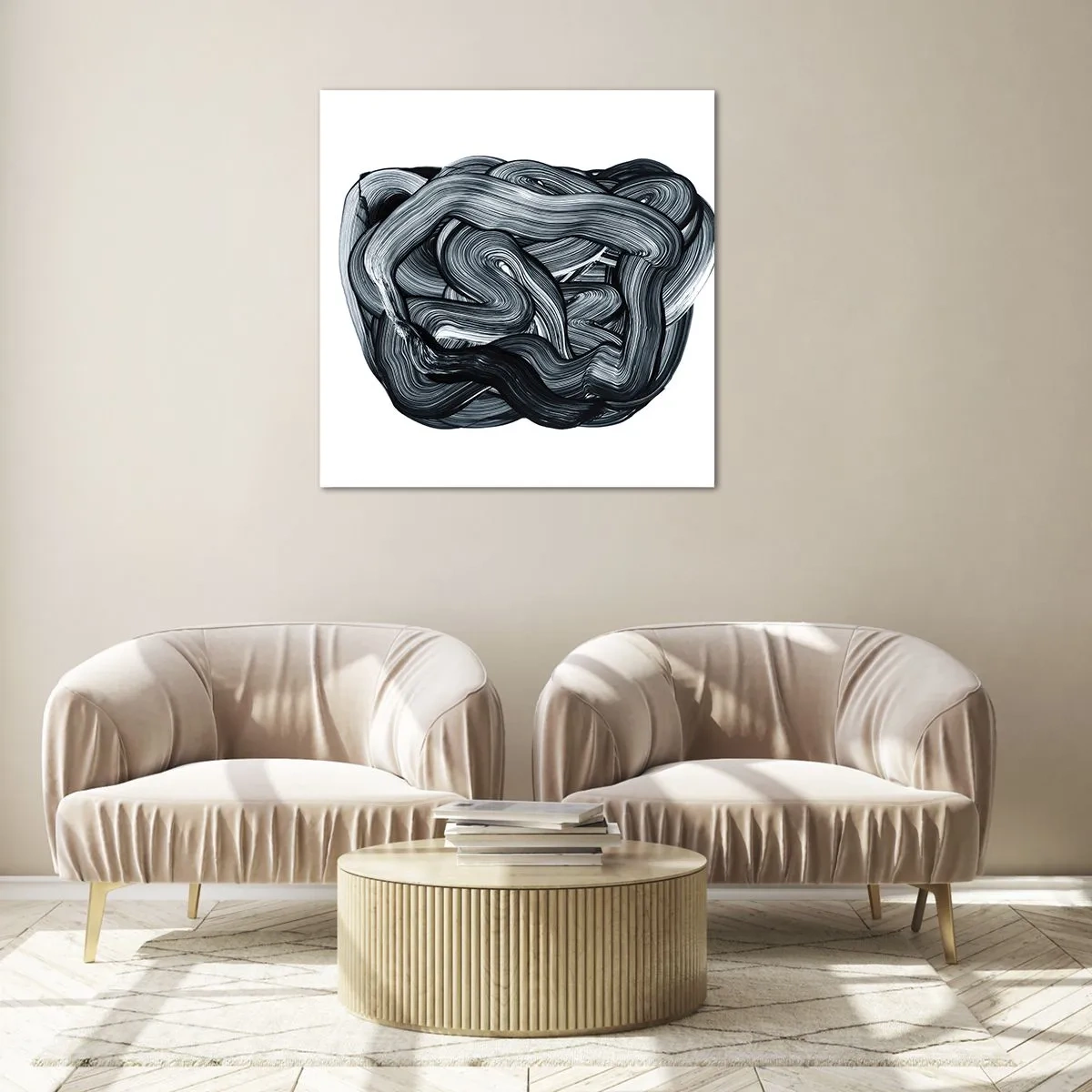 Impression sur verre - Image sur verre - Ce n'est pas si simple - 60x60 cm