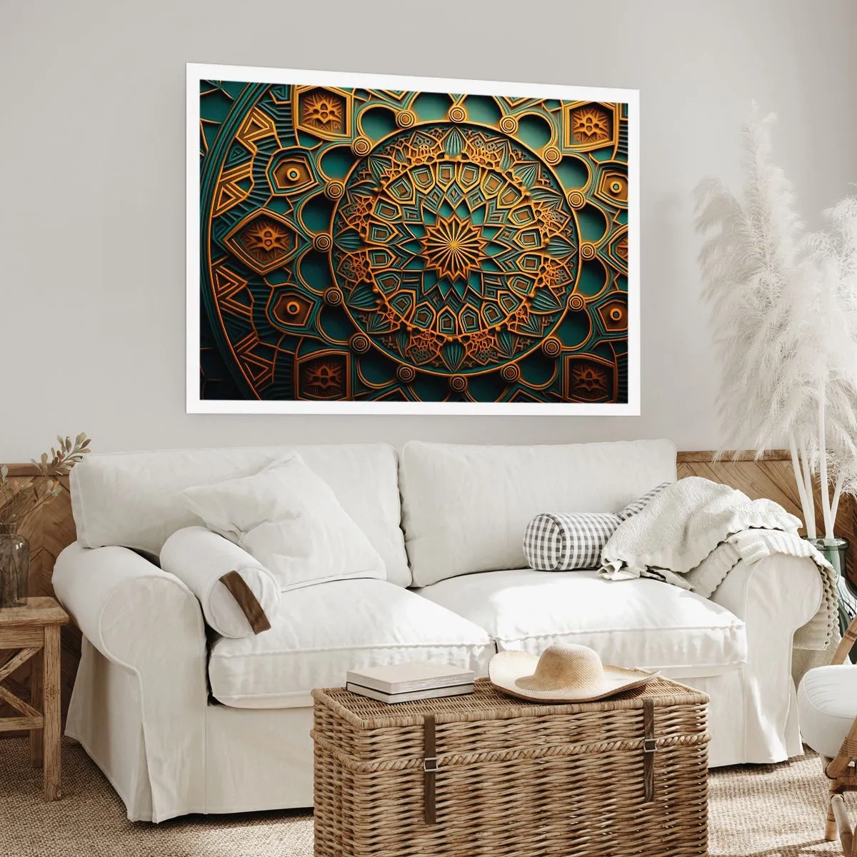 Affiche - Poster - Dans une ambiance arabe - 91x61 cm