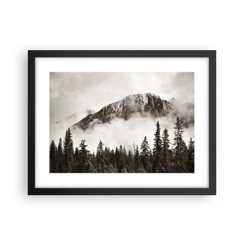 Affiche dans un cadre noir - Poster - Seigneur de granite - 40x30 cm