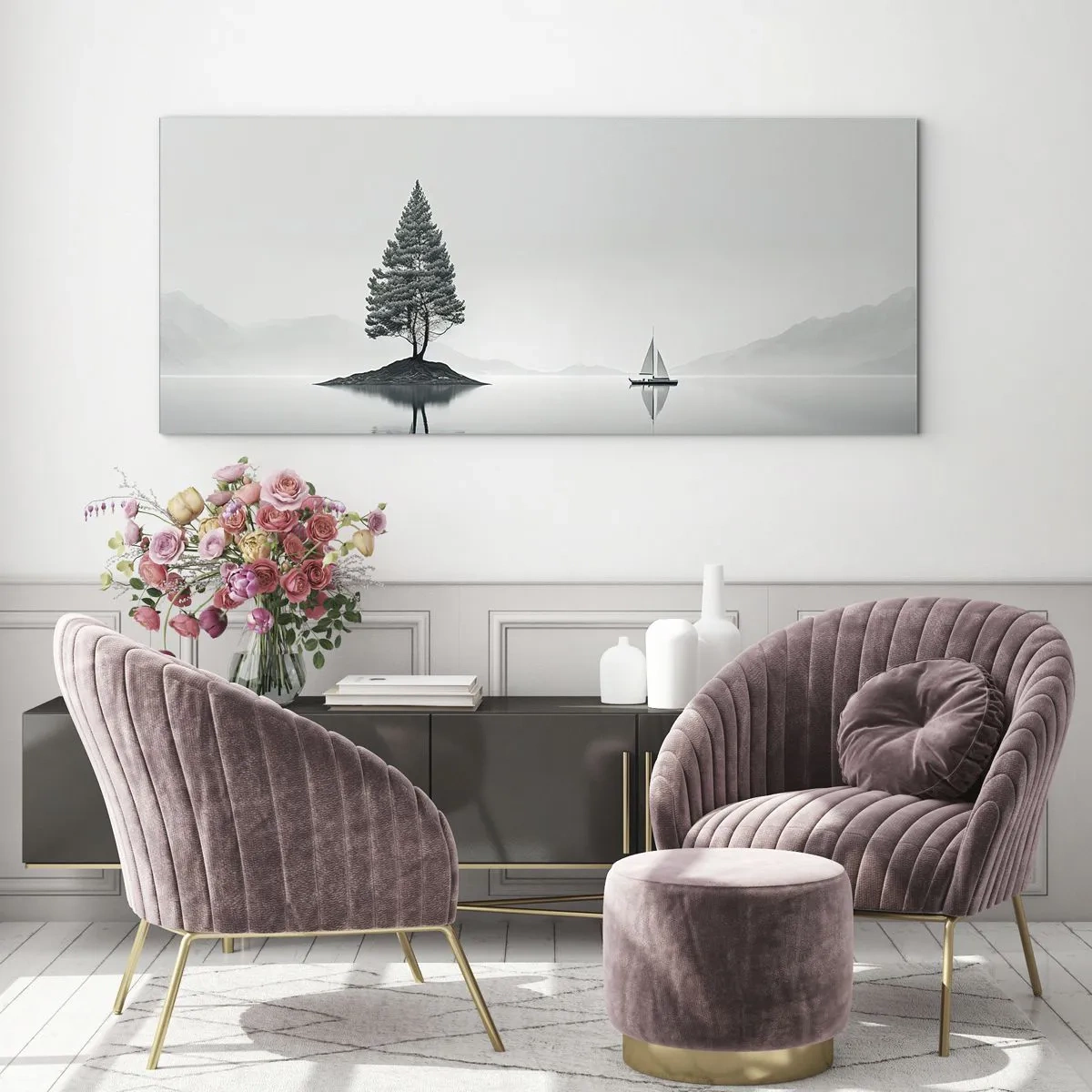 Impression sur verre - Image sur verre - Un rêve somnolent - 100x40 cm