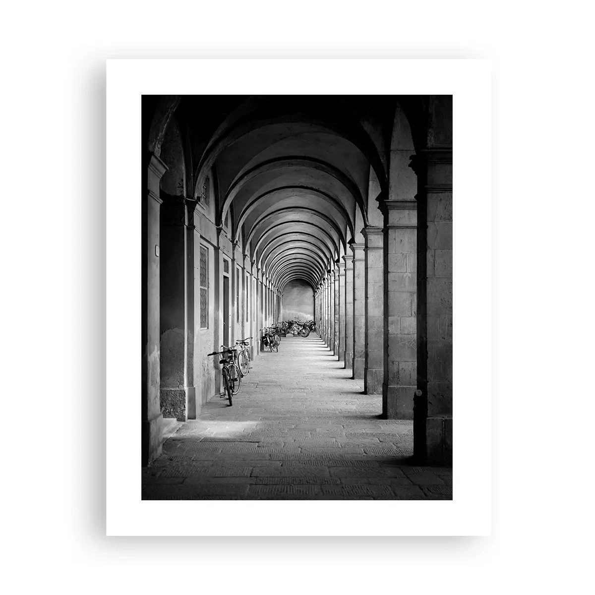 Affiche - Poster - Sous les arcades - 40x50 cm