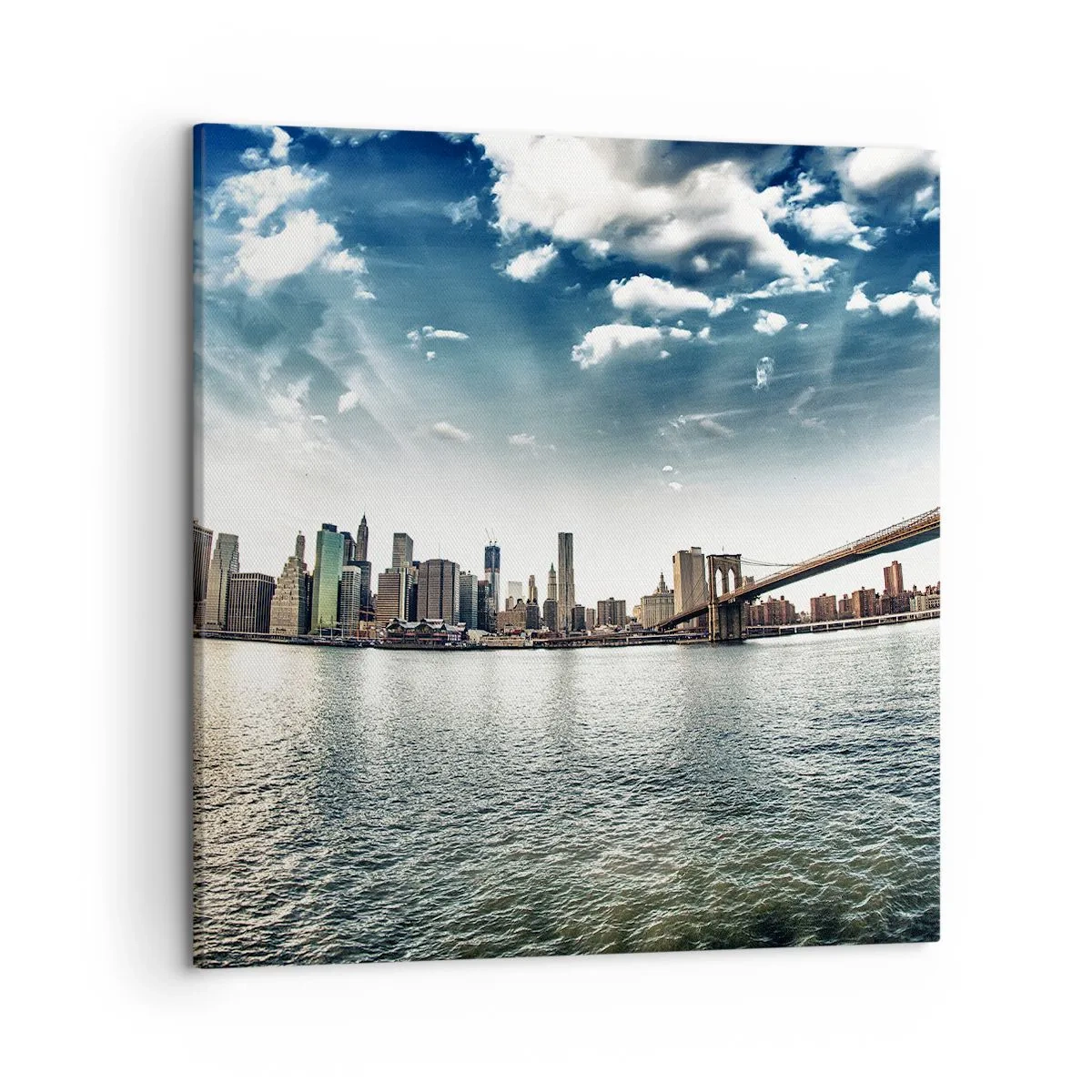 Impression sur toile - Image sur toile - L'île de verre - 50x50 cm