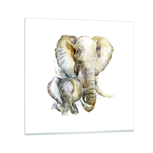 Impression sur verre - Image sur verre - Rien ne peut égaler maman - 40x40 cm