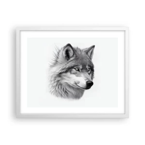 Affiche dans un cadre blanc - Poster - Alpha – sans aucun doute - 50x40 cm