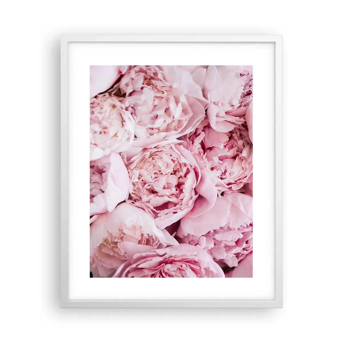 Affiche dans un cadre blanc - Poster - Caliné et parfumé - 40x50 cm