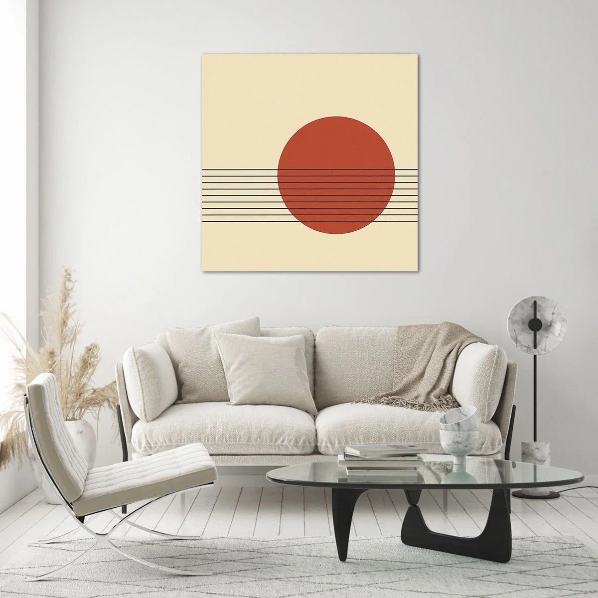 Impression sur verre - Image sur verre - Aux alentours et plus loin - 50x50 cm