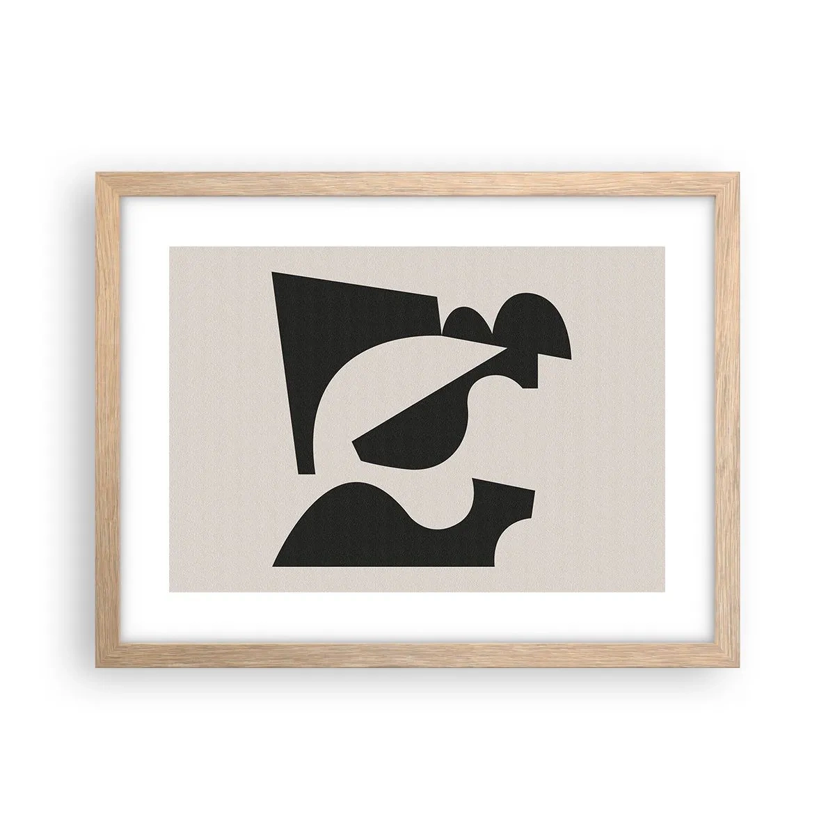 Affiche dans un chêne clair - Poster - À monter soi-même - 40x30 cm